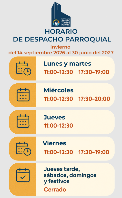 Horario despacho INVIERNO